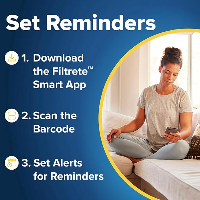 Filtrete 18x24x1 AC Furnace Air Filter, MERV 11, MPR 1000, Micro Allergen Defense, 3-Month Pleated 1-Inch Electrostatic Air Cleaning Filter, 4 Pack (Actual Size 17.81x23.81x0.81 in)