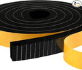 High Density Weather Stripping 3/4 in x 3/8 in, Weatherproof Foam Insulation Tape, Anti Collision Seal Strip Weatherstrips for Windows Storm Doors, 2 Rolls Total 13Ft