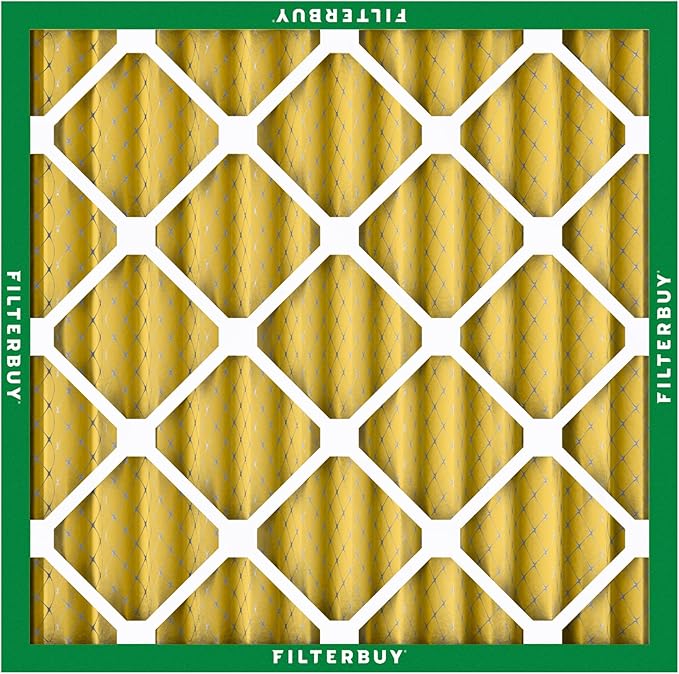 Filterbuy 18x18x2 Air Filter MERV 11 (MPR 1200) Allergen Defense Replacement (4-Pack), Electrostatic Pleated HVAC AC Furnace Filters, Made in USA (Actual Size: 17.75 x 17.75 x 1.75)