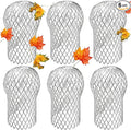 6 Pack Downspout Guard Filter, Gutter Downspout Guard Gutter Guard Strainer Mesh Aluminum Expandable Gutter Screen, Gutter Protector from Leaves Debris Clogging