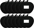 12-Pack Universal Trash Can Odor Absorbing Filters, Activated Charcoal Deodorizer for Trash Cans, Compost Buckets, Countertop and Recycle Bins (Apple)