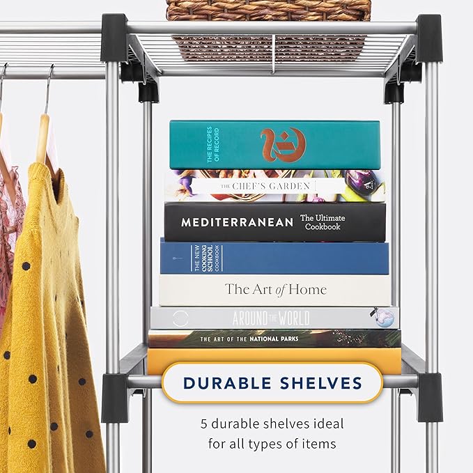 Whitmor Modern Industrial Wardrobe