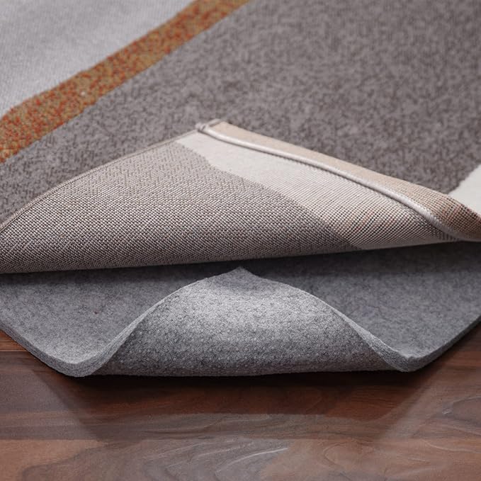 Non Slip Rug Pad Gripper - 9x12 Feet 1/8” Extra Thick Felt Under Rug for Area Rugs and Hardwood Floors,Super Cushioned Non Skid Carpet Padding
