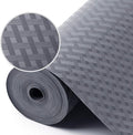 Shelf Liners for Kitchen Cabinets Refrigerator Liners Waterproof Kitchen Cupboard Liner Non-Slip Drawer Mats EVA Material Non Adhesive Fridge Liner for Shelves - Gray （11.8 x 236.2 Inches x 2 Rolls