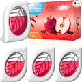 Air Freshener for Home, 4 Pack, Apple Cinnamon, Odor Eliminator for Small Area Closets Bathroom Pets Strong Odor, Up to 120 Days