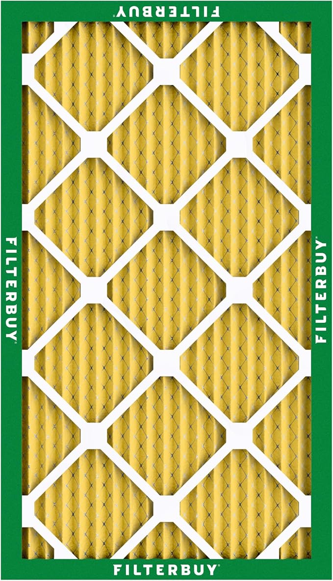 Filterbuy 12x24x1 Air Filter MERV 11 (MPR 1200) Allergen Defense Replacement (4-Pack), Electrostatic Pleated HVAC AC Furnace Filters, Made in USA (Actual Size: 11.50 x 23.50 x 0.75)