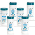 6 Pack Canister Hand Sanitizing Wipes, Alcohol Free 450 Count Canister Disposable Hand Sanitizer Wipes, Fresh Scent, Lint Free & Durable