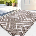 OLANLY Indoor Door Mat, 32x20 Inch, Dirt Resistant and Absorbent, Non-Slip Rubber Backing Floor Mats, Easy Clean Low-Profile Doormat for Entryway, Front Door, and Inside Entrance, Khaki