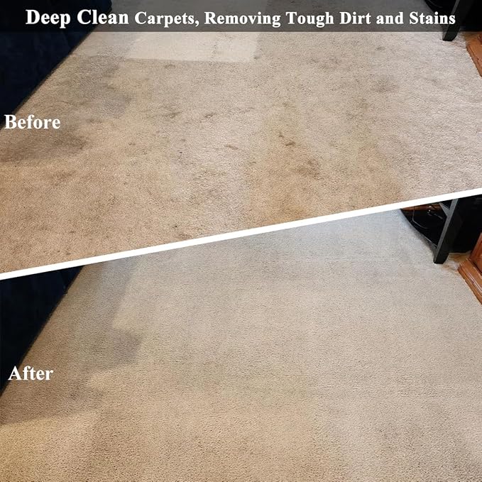 Commercial Floor Scrubber Machine, Heavy Duty Orbital Floor Cleaner, Multi-Functional Floor Buffer Polisher Machine- Deep Cleaning Tile and Grout, Hardwood Floors and Carpets with Ease, Orb-5