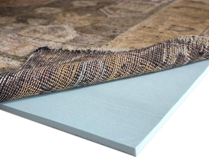 RUGPADUSA - Cloud Comfort Memory Foam - 8'x10' - 7/16" Thick - Luxurious Cushioned Rug Pad - Water Resistant