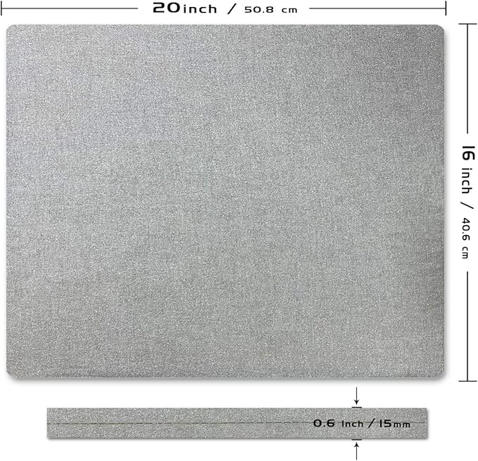 Heat Press Mat 16" x 20" for Easypress Both Sides Applicable - Mat for Heat Press Machines and HTV and Iron On Projects