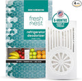 Refrigerator Deodorizer with Zeolites (1-Pack) - Odor Eliminator for Fridge & Freezer - Outshines Baking Soda and Bamboo Charcoal Bags - Long-Lasting, & Safe