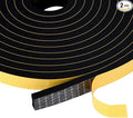 Weather Stripping Door Seal Strips 1/2 in x 1/4 in, Strong Adhesive Foam Insulation Tapes, Soundproof Weatherstrips for Windows Sliding Doors, 2 Rolls Total 52Ft