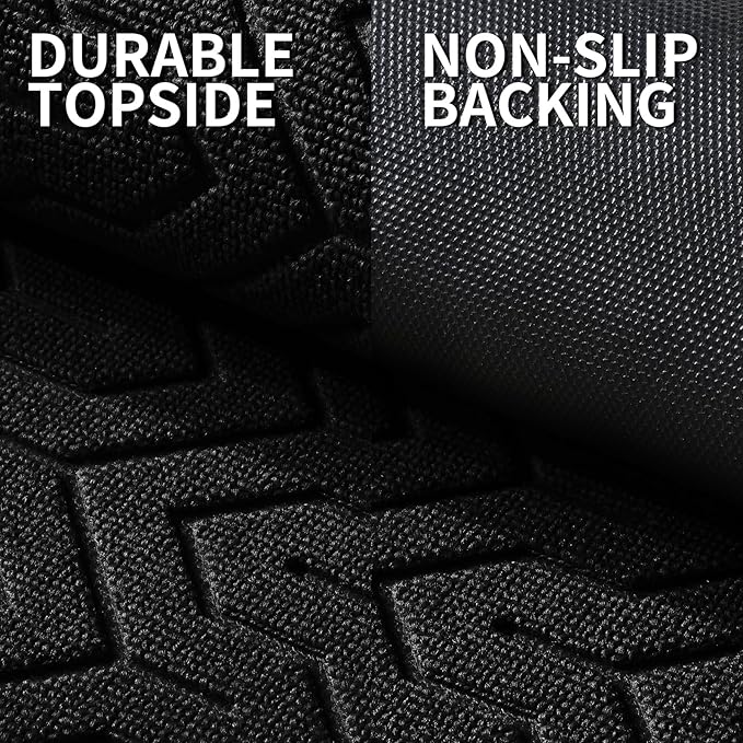 Yimobra Large Door Mat Outside Entrance 36x24, Waterproof Heavy Duty Outdoor Mats for Front Door, Non Slip Rubber Entry Mat for Garage Patio, Easy Clean, Black