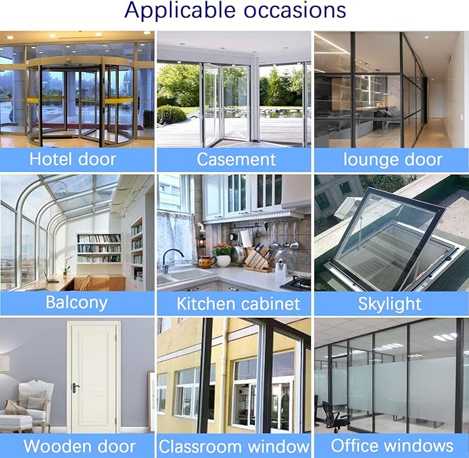 TAROSE Weather Stripping, Silicone Door Seal Strip Door, Window, Transparent 16 Feet Long (Width 35mm)