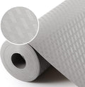 Light Gray Shelf Liners for Kitchen Cabinets Refrigerator Liners Waterproof & Oil-Proof Kitchen Cupboard Liner Drawer Mats EVA Material Non Adhesive Fridge Liner for Shelves 17.5 x 157.4 Inches