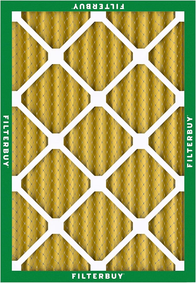 Filterbuy 30x36x2 Air Filter MERV 11 (MPR 1200) Allergen Defense Replacement (4-Pack), Electrostatic Pleated HVAC AC Furnace Filters, Made in USA (Actual Size: 29.81 x 35.81 x 1.75)