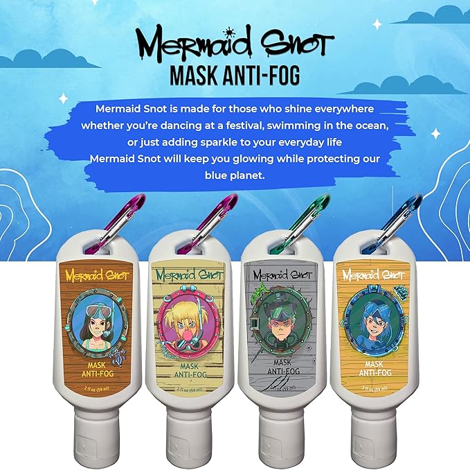 Neutripure Mermaid Snot Anti Fog Mask Defogging Gel for Scuba Diving and Snorking - Lani