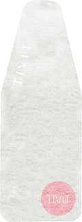 Premium Felt Underlay Padding - Extra Large Fitting up to 19 x 55 Inch Ironing Boards - Thick Polyester Felt Ironing Pad in White - Easily Cut Down to The Desired Size Ironing Board Extra Padding