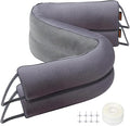 MAGZO Door Draft Stopper, 36 Inch x 2pcs Under Door Draft Blocker Noise Stopper, Weighted Wind Blocker Draft Guard for Bottom of Door, Gray