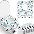 30 Pack Toilet Seat Covers Disposable, Large Waterproof Potty Covers for Toddlers, Kids, and Adults, Individually Wrapped for Travel, Toddler Potty Training for Public Restroom, Airplane, Trip