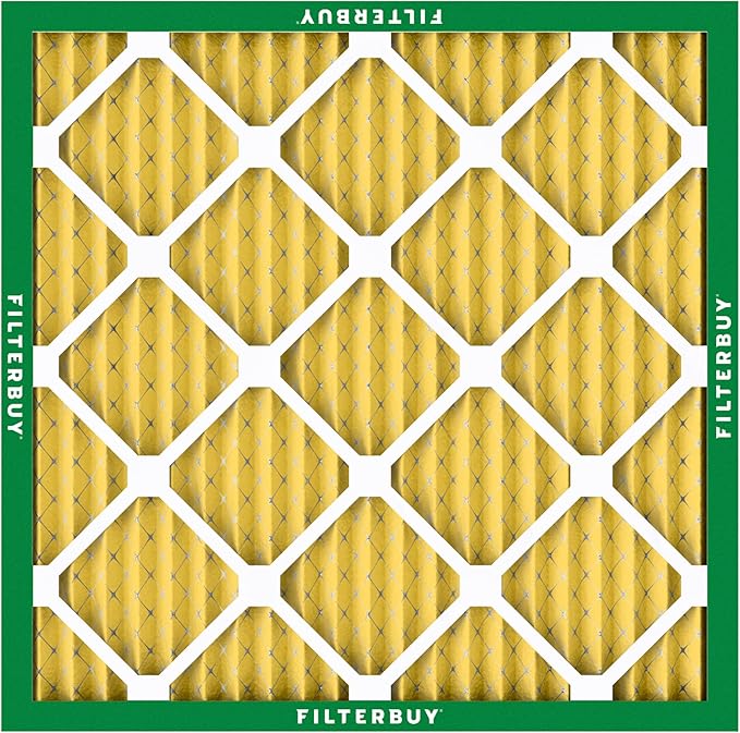 Filterbuy 11.25x11.25x1 Air Filter MERV 11 (MPR 1200) Allergen Defense Replacement (4-Pack), Electrostatic Pleated HVAC AC Furnace Filters, Made in USA (Actual Size: 11.25 x 11.25 x 0.75)