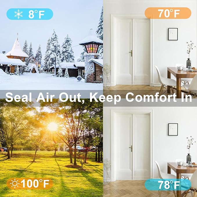 White Strong Adhesive Seal Foam Tape, Weather Stripping for Door and Window, Seal Gasket for Speaker, Door Insulation, Soundproofing, Weatherproof Rattle (1/2 in x 1/16 in x 33Ft)