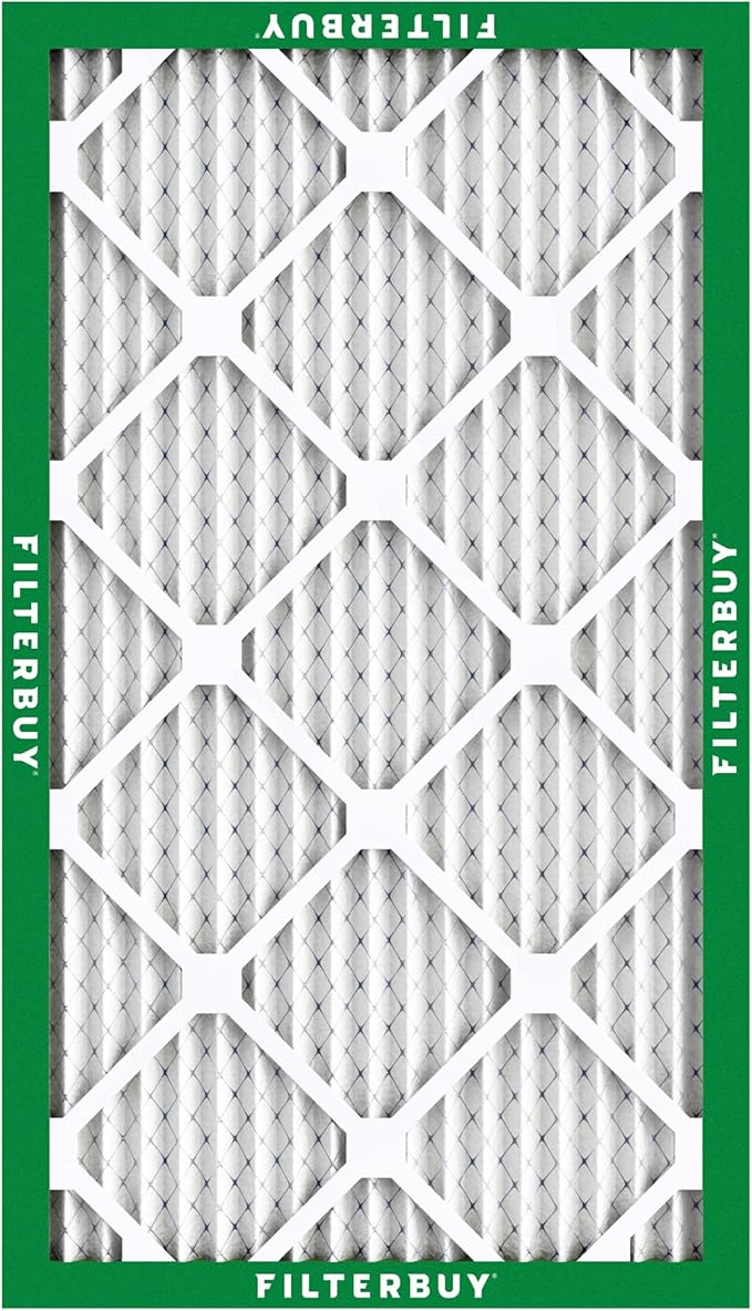 Filterbuy 20x36x1 Air Filter MERV 8 (MPR 700) Dust Defense Replacement (6-Pack), Electrostatic Pleated HVAC AC Furnace Filters, Made in USA (Actual Size: 19.75 x 35.75 x 0.75)