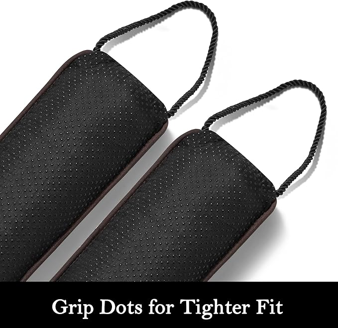 Sunolga 36" Door Draft Stopper Blocks Hot and Cold Air with Removable Washable Cover for Gaps Up to 3", All-Season Seal for Noise, Door Sweep for Bottom of Door and Window, Home Essentials, Coffee