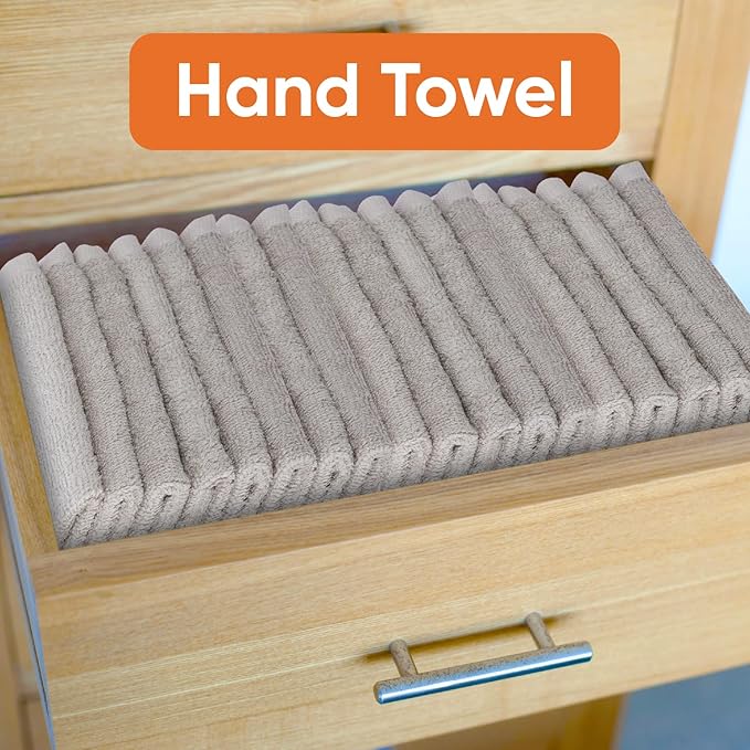 Superio Cotton Terry Washcloths Grey Towels 100% Cotton Cleaning Cloth 16" Rags Wash Clothes for Body and Face, Spa Towels, Multi Purpose (6, 12"x12")