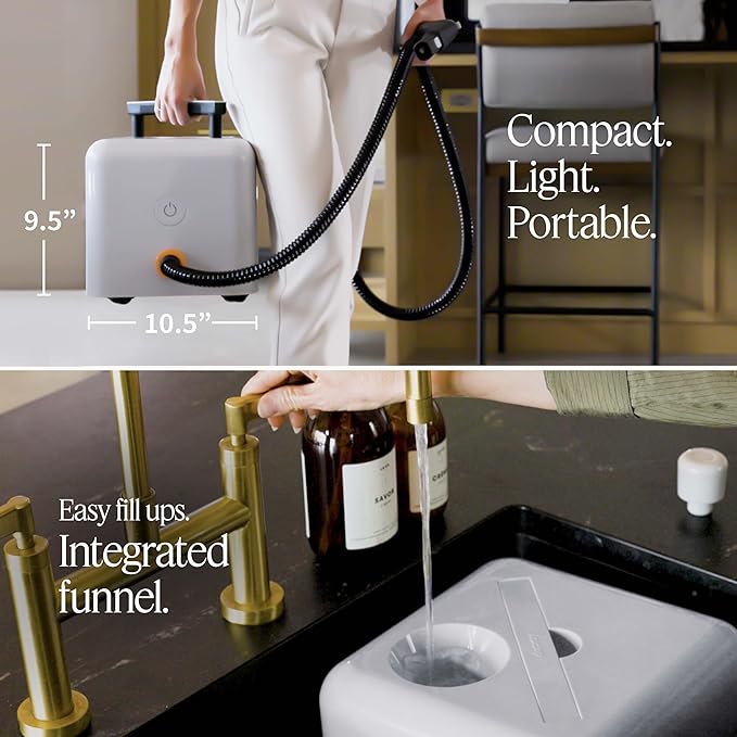 Dupray Neat Plus Steam Cleaner with 17-Piece Accessory Kit. A powerful multi-purpose steamer designed for deep cleaning floors, upholstery, grout, and more. *Kills 99.9% of Bacteria & Viruses
