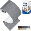 KING MOUNTAIN Linen Repair Patches, Self-Adhesive Fabric Patches, 4 X 63 inch Extra Size, Multi Color, Can be Used for Sofa Repair and Linen Clothes Repair (Charcoal Grey1.0)