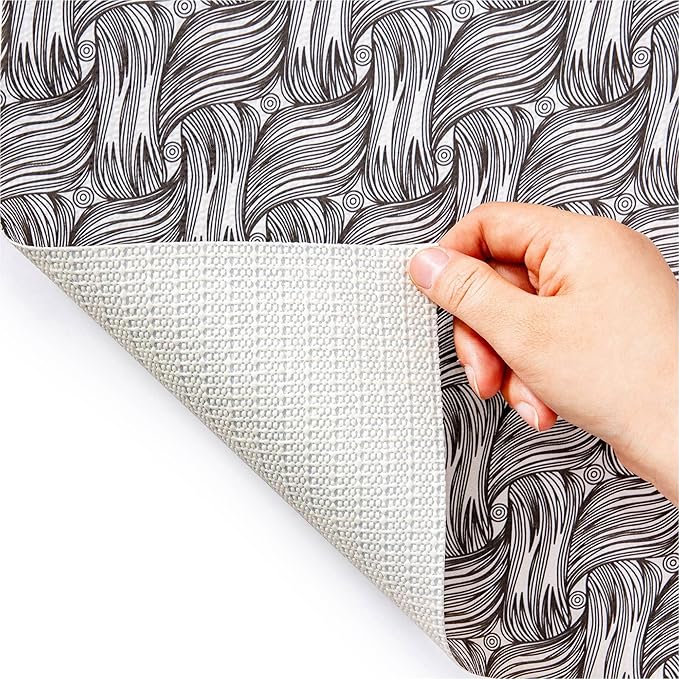 Shelf Liner Non Adhesive, 12 Inch x 50 Feet Cabinet Liners for Pantry Drawer Vanity, Drawer Liners Strong Grip Non Slip Waterproof, Shelf Liners for Kitchen Cabinets