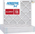 Aerostar 10x10x1 MERV 11, Pleated Air Filter, 10 x 10 x 1, Box of 6, Made in the USA