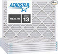 Aerostar 24x25x1 MERV 13, Pleated Air Filter, 24x25x1, Box of 6, Made in the USA