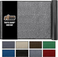 GORILLA GRIP Traffic Guard Door Mat, Heavy Duty Welcome Mats, Commercial Office Space Doormat, Waterproof, Fade Resistant, Strong Rubber Backing, Low Profile, Shoe and Boot Scraper, 35x23, Light Gray