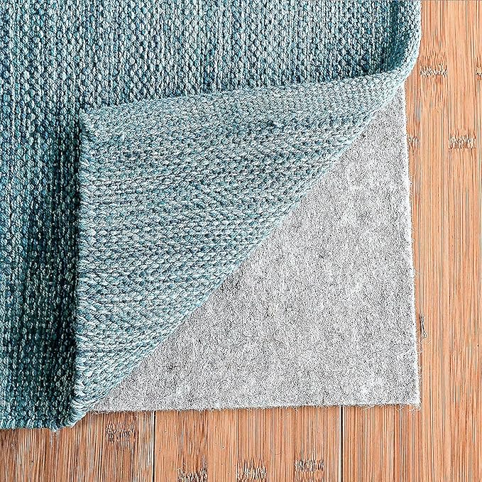 RUGPADUSA - Dual Surface - 8'x11' - 1/4" Thick - Felt + Rubber - Non-Slip Backing Rug Pad - Safe for All Floors