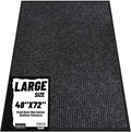 Front Door Mat Indoor Outdoor Entrance, 48" x 72" Dirt Resistant and Absorbent Door Mat, TPR Backing Non-Slip Doormats, Easy to Clean, Low Profile Welcome Floor Mat for Outside Entry