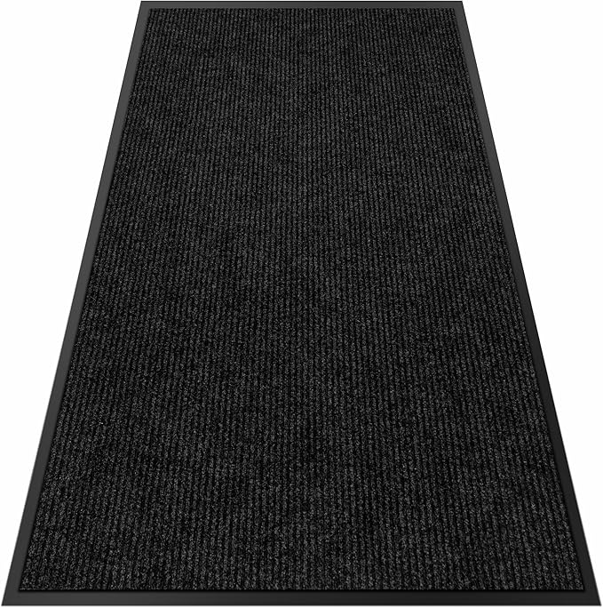 4′ x 57′ Front Door Mat Indoor Outdoor Entrance, Commercial Floor Mat Heavy Duty Dirt Trapper Entryway Doormat, Custom Size Non Slip Rubber Backing Welcome mat, Door Mat for High Traffic Area