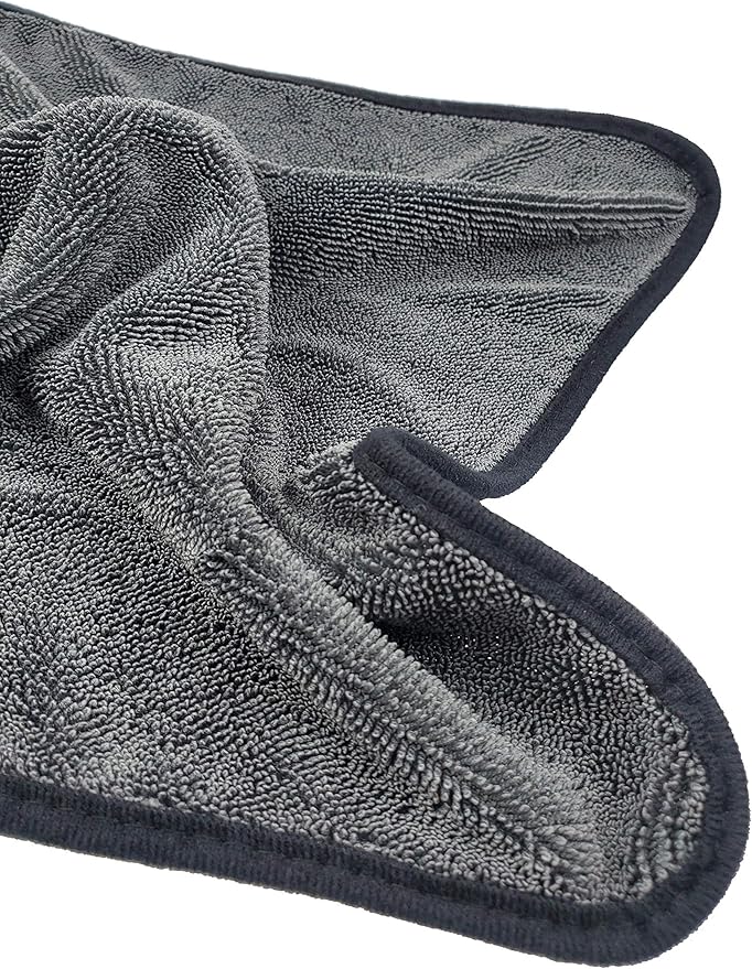 SOFTBATFY Microfiber Car Drying Towel, Shiny Bath Drying Towel Shower Cubicles Cloth for Water Removal in Shower and Bathroom (16x16inches*3pack)