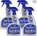 HOPE'S Perfect Stainless Steel Cleaner 22-Ounce, Streak-Free Self-Polishing Formula, Blocks Fingerprints, Pack of 4, 22 Ounce