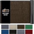 GORILLA GRIP Traffic Guard Door Mat, 72x48, Heavy Duty Welcome Mats, Commercial Office Space Doormat, Waterproof, Fade Resistant, Strong Rubber Backing, Low Profile, Shoe and Boot Scraper, Brown