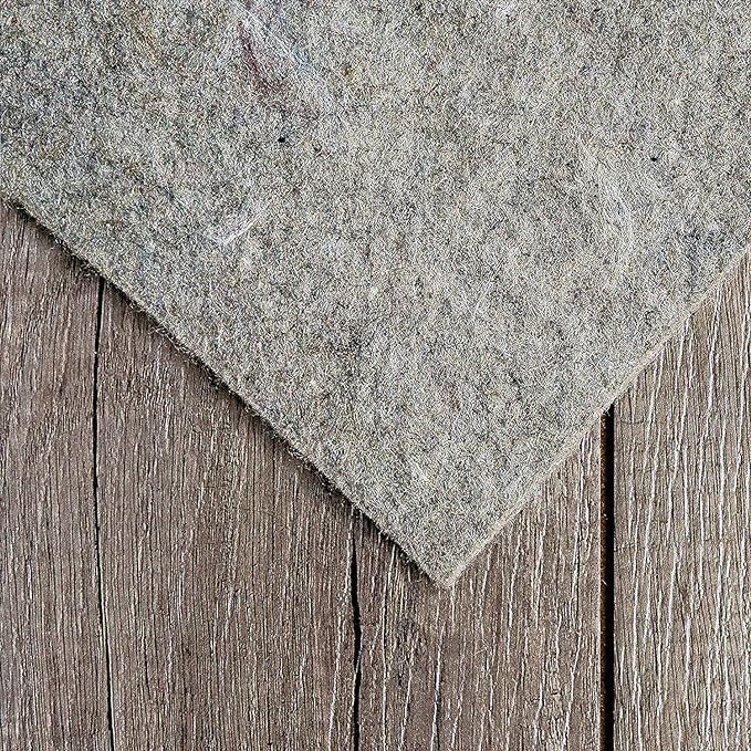 RUGPADUSA - Dual Surface - 7'10" x 10'10" - 1/4" Thick - Felt + Rubber - Non-Slip Backing Rug Pad - Safe for All Floors