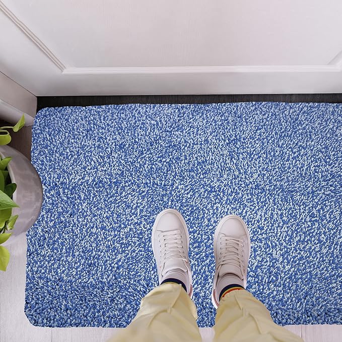 Premium Microfiber Indoor Door Mat – 36"x72" Washable Entry Mat, Non-Slip, Waterproof Backing, Super Absorbent, Low Profile Entryway Doormat for Indoor Entrance