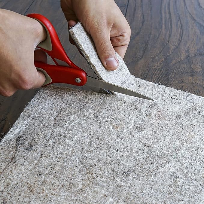 RUGPADUSA - Dual Surface - 11' Square - 1/8" Thick - Felt + Rubber - Non-Slip Backing Rug Pad - Adds Low-Profile Comfort and Protection