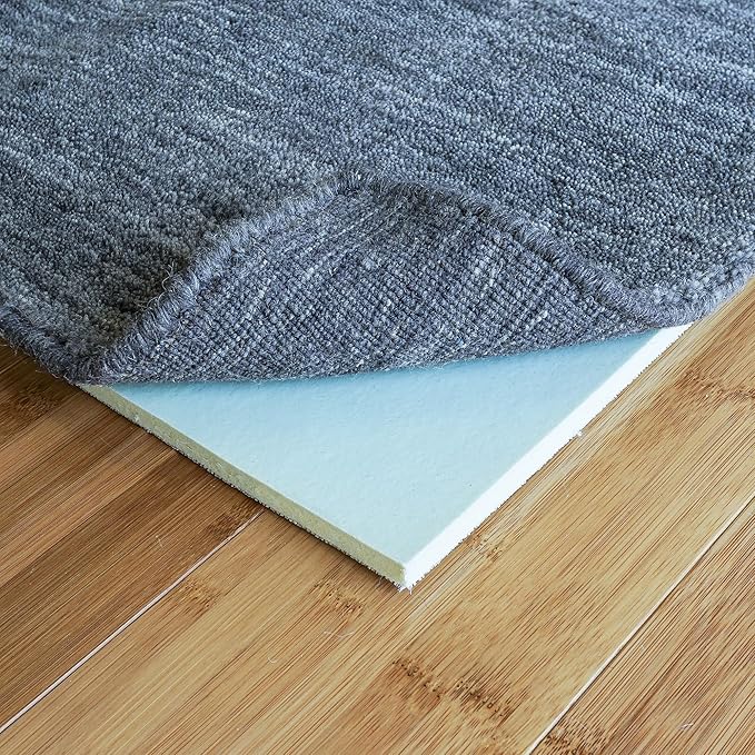 RUGPADUSA - Cloud Comfort Memory Foam - 6' Square - 7/16" Thick - Luxurious Cushioned Rug Pad - Water Resistant